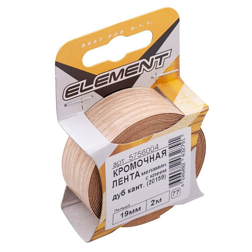 Кромочная лента меламиновая с клеем 19мм дуб кантори, 2м  "Element": фотография 1