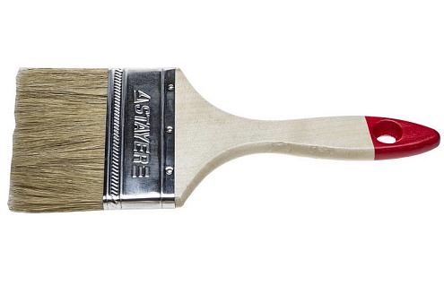 Кисть &quot;UNIVERSAL-STANDART&quot;, для всех ЛКМ, натуральная щетина,100мм, STAYER: фотография 1