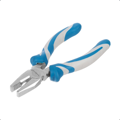 Плоскогубцы, 2-компонентная рукоятка, CrV-сталь, 180мм, РемоКолор: фотография 1