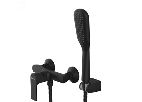 Смеситель Lemark &quot;Урсус&quot; LM7203BL для душа черный: фотография 1