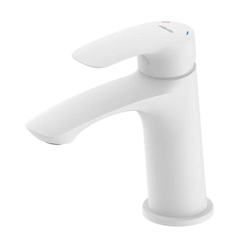 Смеситель для раковины Milardo Rora RORWT01M01, белый матовый: фотография 1