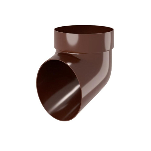 Колено сливное ПВХ, шоколадное (RAL 8017), Grand Line: фотография 1