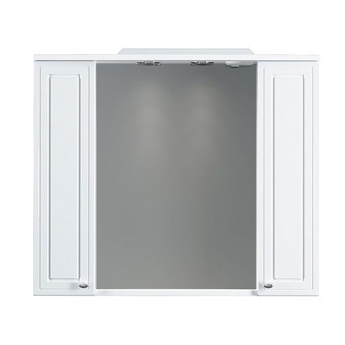 Зеркало-шкаф Damixa Palace One M41MPX0851WG белый глянцевый с подсветкой: фотография 1