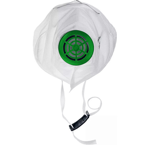 Полумаска фильтрующая FFP1, с клапаном, DEXX: фотография 1