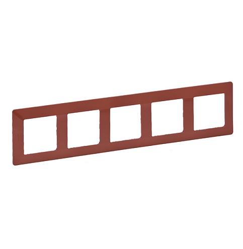 Рамка 5-м Valena Life универсальная терракота Leg 754075: фотография 1