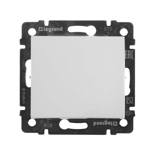 Механизм выключателя 1-кл. СП Valena 10А IP31 бел. Leg 774401: фотография 1