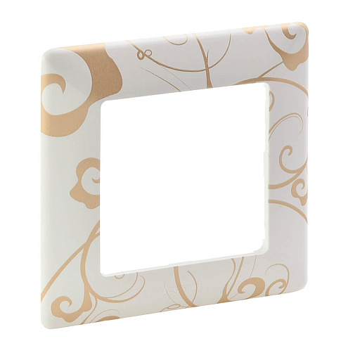 Рамка 1-м Valena Life универсальная ампир бел. Leg 754101: фотография 1