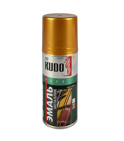 Эмаль аэрозольная универсальная МЕТАЛЛИК, золото, 210мл : фотография 1