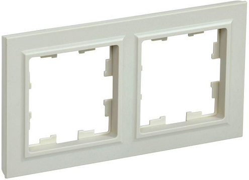 Рамка 2-м BRITE РУ-2-БрКр беж. IEK BR-M22-K10: фотография 1