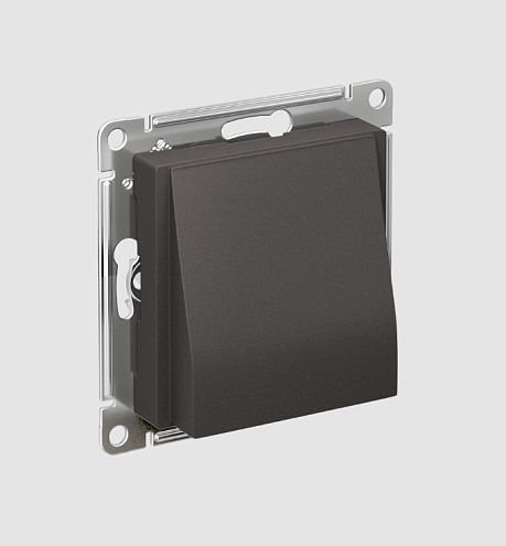 Вывод кабеля AtlasDesign механизм базальт Systeme Electric ATN001499: фотография 1