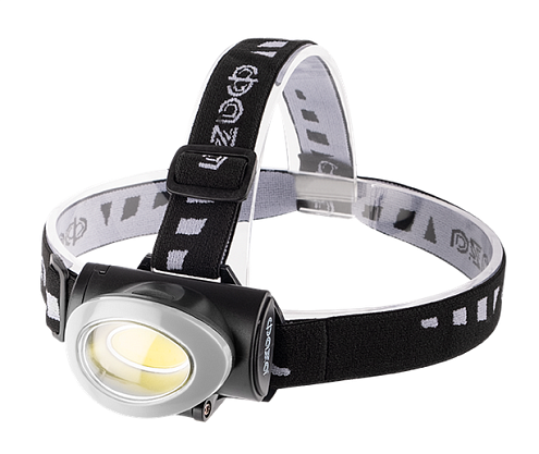 Фонарь налобный H5-L3W-gy COB 3Вт 7500К 3 режима работы: 100проц./50проц./мигающий IP44 3хAAA (не в компл.) (блист.) ФАZА 5027503: фотография 1