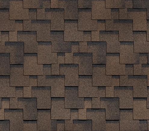 Гибкая черепица, Технониколь Финская, Аккорд Коричневый 3м² : фотография 1