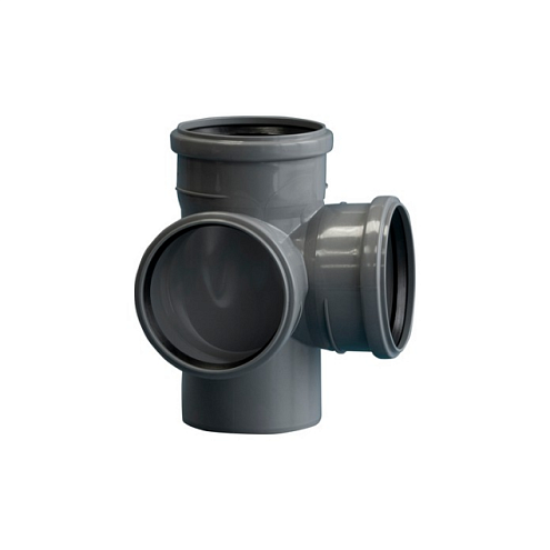 Крестовина двухплоскостная 110х110х110 угол 90° Политэк: фотография 1