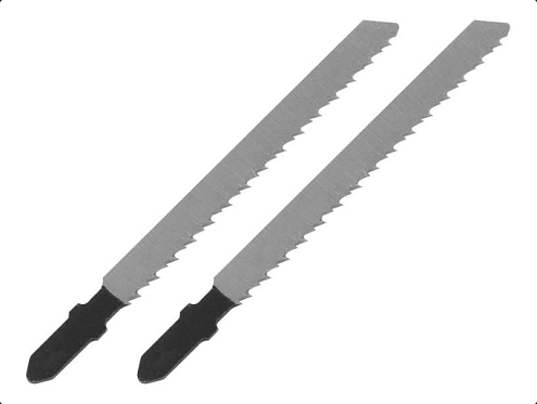 Пилки обратный чистый рез, по дереву, пластику, L=75мм, шаг 2,5мм, HCS, 2шт, РемоКолор: фотография 1