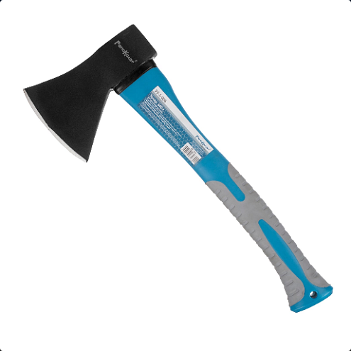 Топор кованный фибергласовая рукоятка, 600г, РемоКолор: фотография 1