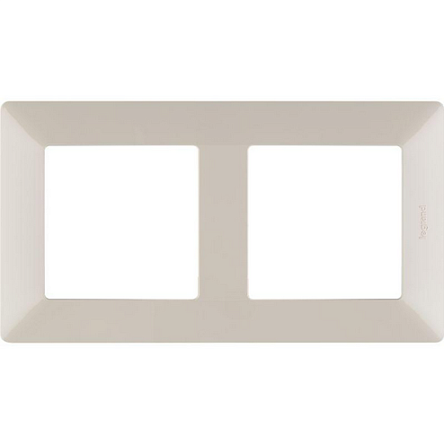 Рамка 2-места Valena Life универсальная слоновая кость Leg 754042: фотография 1