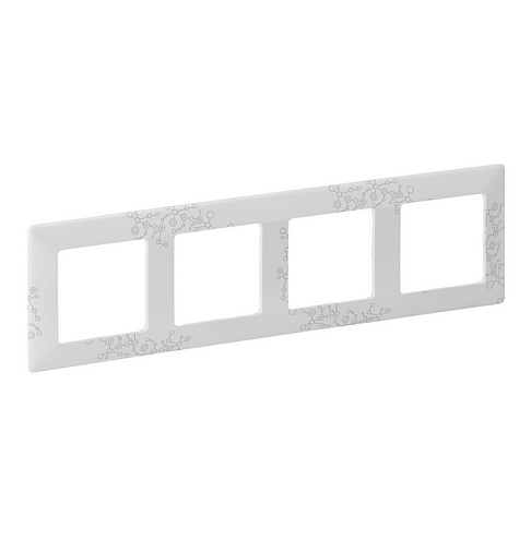 Рамка 4-м Valena Life универсальная эл грей Leg 754124: фотография 1