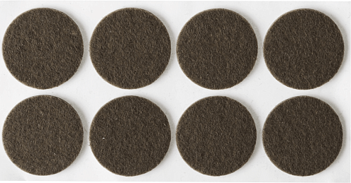 Самоклеящиеся фетровые накладки 25мм 8шт, STAYER: фотография 1