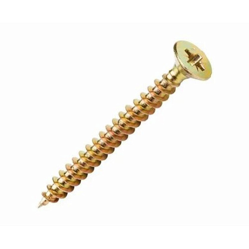 Шуруп универсальный 4.0х30 желтый цинк, весовые: фотография 1