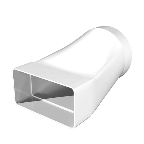 Соединитель плоского канала с круглым 612СП10КП D100 120х60 ERA: фотография 1