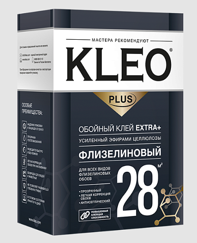Клей KLEO EXTRA PLUS 28 для флизелиновых обоев до 28м²: фотография 1