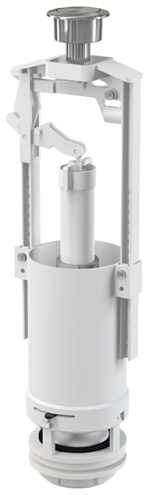 Сливной механизм Alcaplast со стоп-кнопкой A2000-CHROM: фотография 1