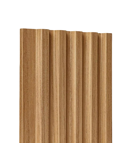 Стеновая панель ACUPAN  TRAPEZE (Трапеция) MDF ECO 122.501.95 Дуб Эльм натуральный 2760х122х12мм : фотография 1