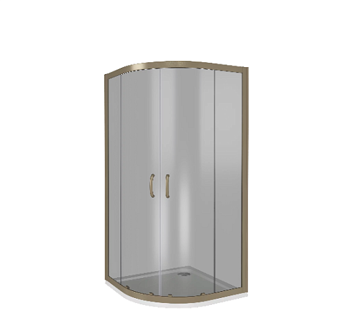 Душевой уголок  JAZZ R-100-B-BR: фотография 1