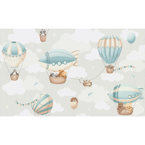 72270-14HC Обои "Home Color" 10х1,06м компакт винил на флизе Zoo Child : фотография 1