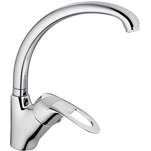 Смеситель для кухни 40к F4105 FRAP с отв боковая: фотография 1