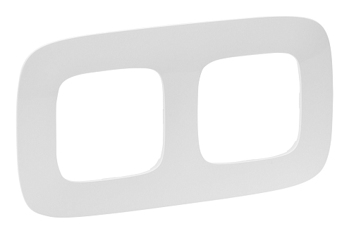 Рамка 2-м Valena Allure универсальная бел. Leg 754302: фотография 1