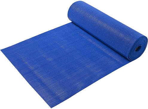 Коврик-дорожка против скольжения  Зиг-Заг 4,5мм 0,9м синий : фотография 1