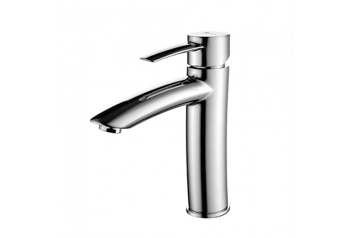 LM3237C "Атлантисс" Смеситель для умывальника средний, монолитный, хром: фотография 1