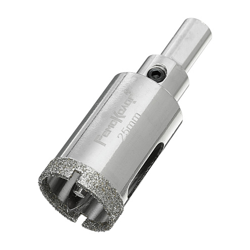 Коронка алмазная по керамограниту с центрирующим сверлом "РемоКолор", 25х67мм: фотография 1