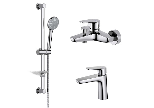 Комплект для ванны 3в1 Aquatek AQ1130CR Бетта AQ1110CR+AQ1140CR+AQ2013CR: фотография 1