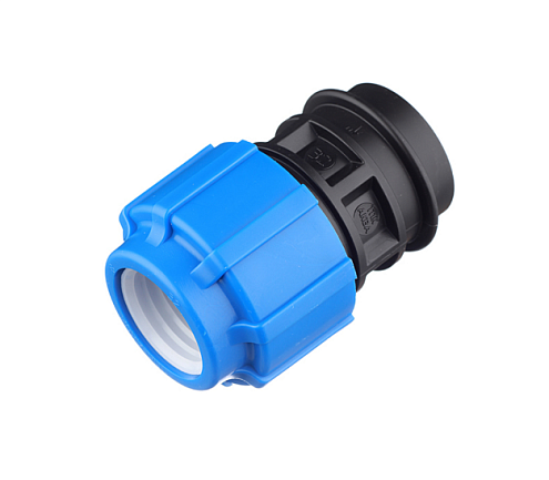 Муфта ПЭ 32х1&quot; внутренняя резьба  обжимная ТПК-Аква: фотография 1