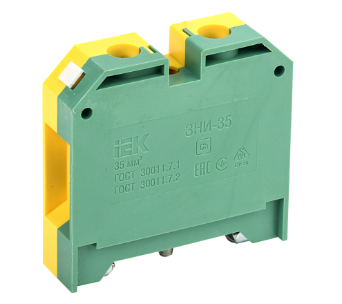 Зажим наборный ЗНИ-35PEN 35мм² (JXB-земля) IEK YZN20-035-K52: фотография 1