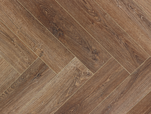 Виниловый ламинат CronaFloor  Herringbone 4,5мм 33 4V Дуб Тулуза: фотография 1