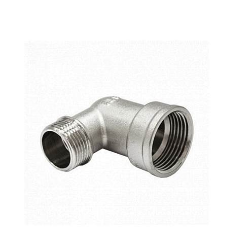 Уголок переходной 3/4&quot;х1/2&quot; ВН никелированный STI: фотография 1