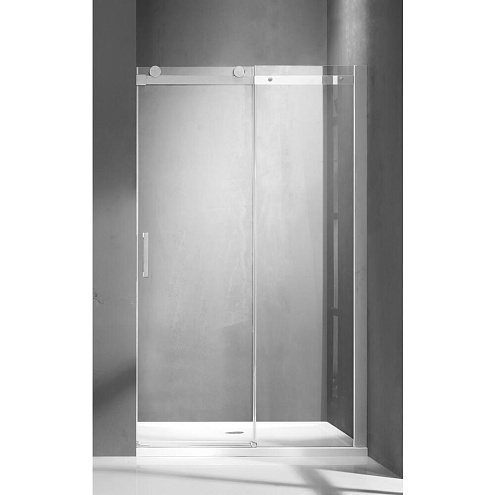Душевое ограждение SANTREK AQUA Evo-DF-1600-C-Chrome 1600*1950 Прямое, стекло Прозр. 8мм, профиль Хром: фотография 1