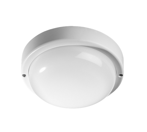 Светильник светодиодный "Банник" PBH-PC2-RA 8Вт 4000К IP65 для ЖКХ пылевлагозащ. кругл. бел. JazzWay 1035646: фотография 1