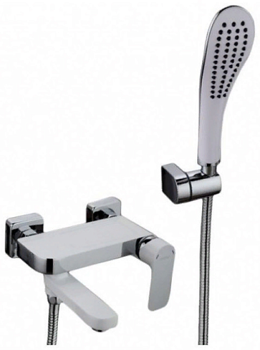 Смеситель для ванны 35к G3248 GAPPO БЕЛЫЙ-ХРОМ: фотография 1