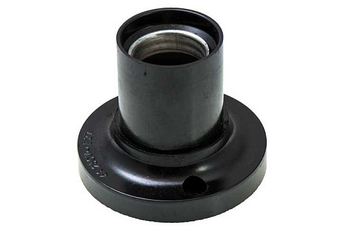 Патрон электрич. E27 потолочный карболитовый ГОСТ : фотография 1