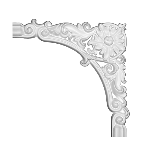 Угловой элемент 1.52.375 размер 320х23х320 мм: фотография 1