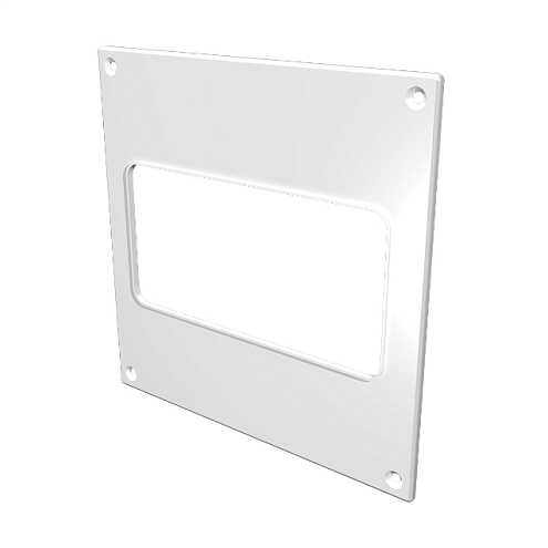 Накладка настенная прямоугольная 612НПП 120х60 ERA: фотография 1