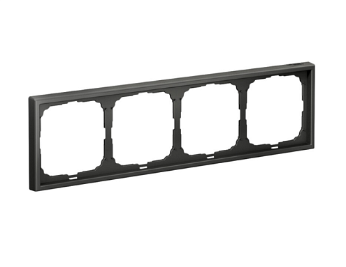 Рамка 4-местная ArtGallery универсальная базальт Systeme Electric GAL001404: фотография 1