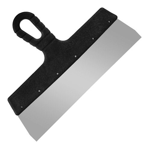 Шпатель нержавеющая сталь 0,45мм, пластиковая рукоятка, 300мм, РемоКолор: фотография 1