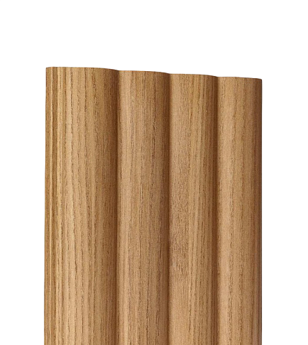 Стеновая панель ACUPAN  WOLKEN (Облака) MDF ECO 122.504.95 Эльм натуральный 2760х122х12мм : фотография 1