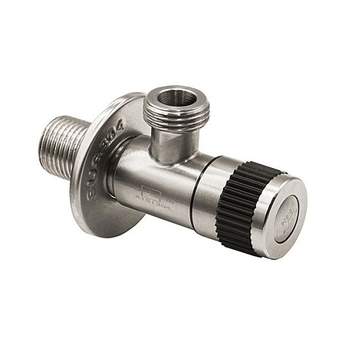 Кран угловой вентильный DF-1022 1/2&quot;-1/2&quot; нар/нар: фотография 1