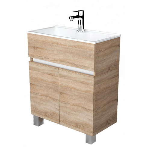 Тумба с раковиной Mira 60Н 2 двери Дуб Сонома: фотография 1